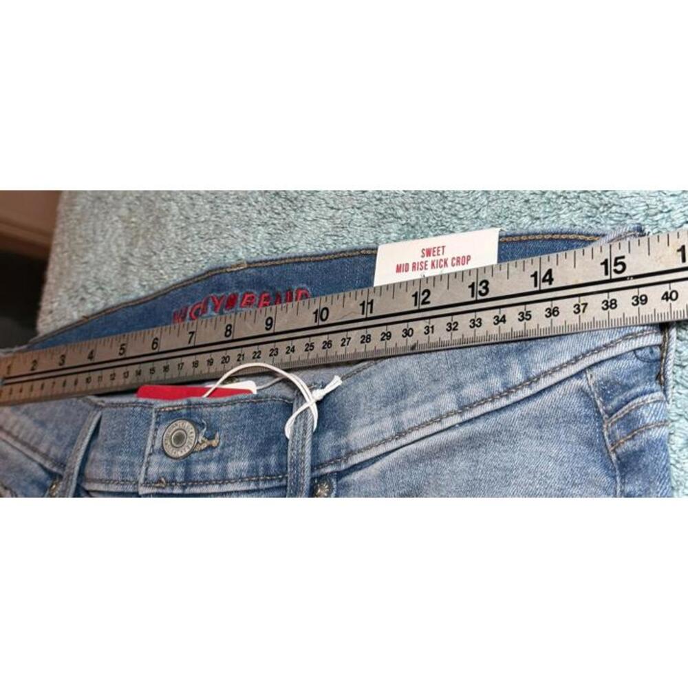 Lucky Brand Women’s Sweet Raw Hem Crop Kick Flare Jeans Broadway 10/30 $99.50 - Picture 5 of 16